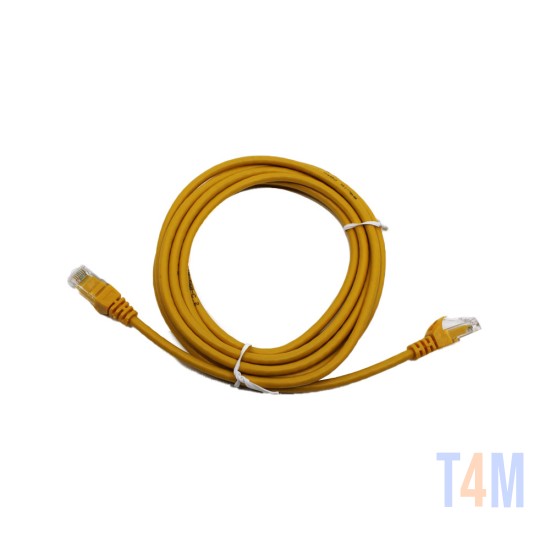 CABLE DE RED EQUIP C6 U/UTP (REF NO.- 625462) 3.0M AMARILLO